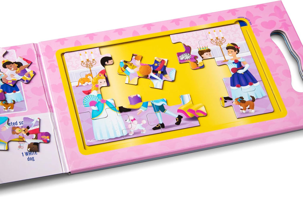 Melissa & Doug - Magnetic Take Along Jigsaw Puzzles - Princesses