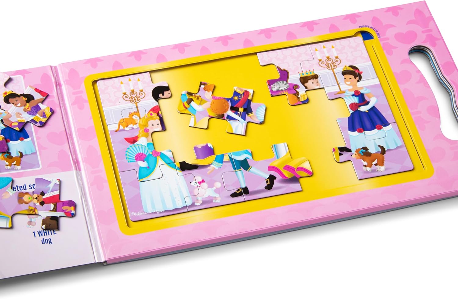 Melissa & Doug - Magnetic Take Along Jigsaw Puzzles - Princesses