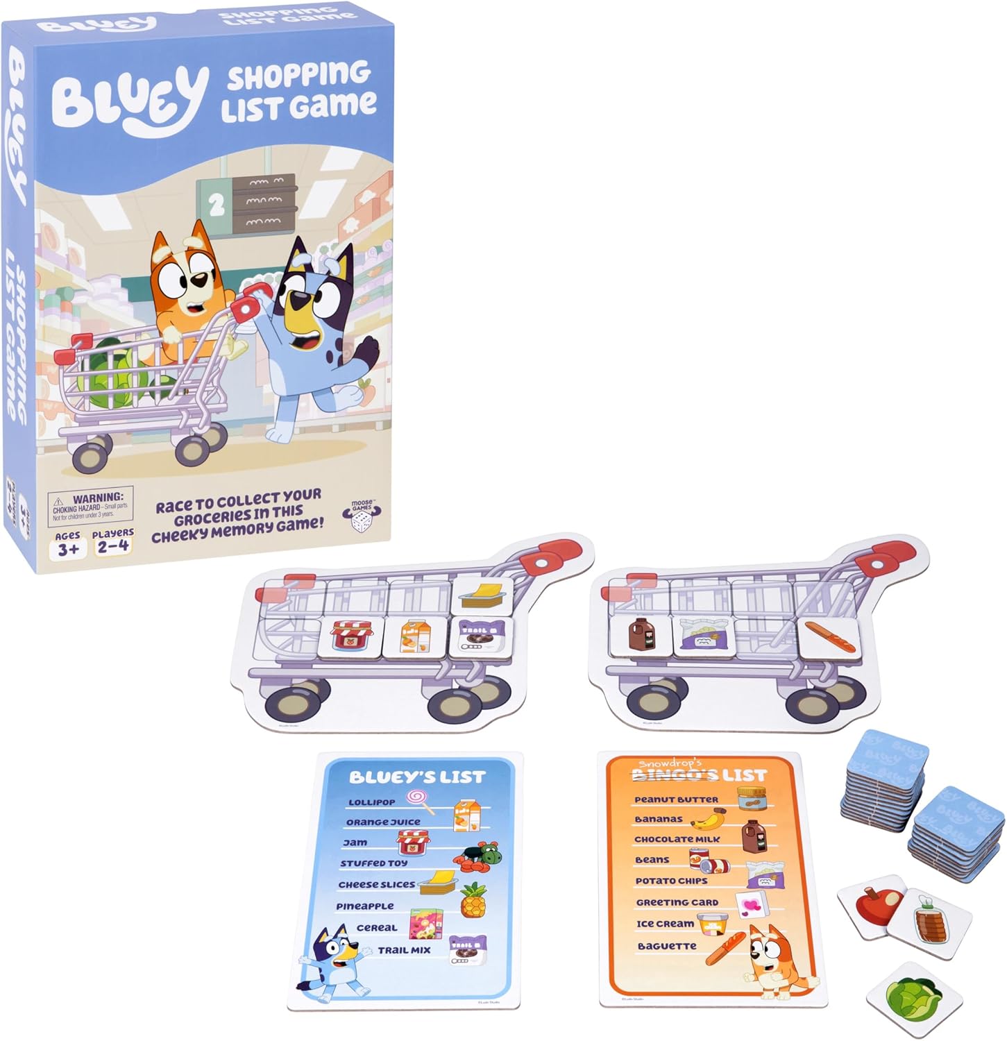Bluey - Shopping List Game