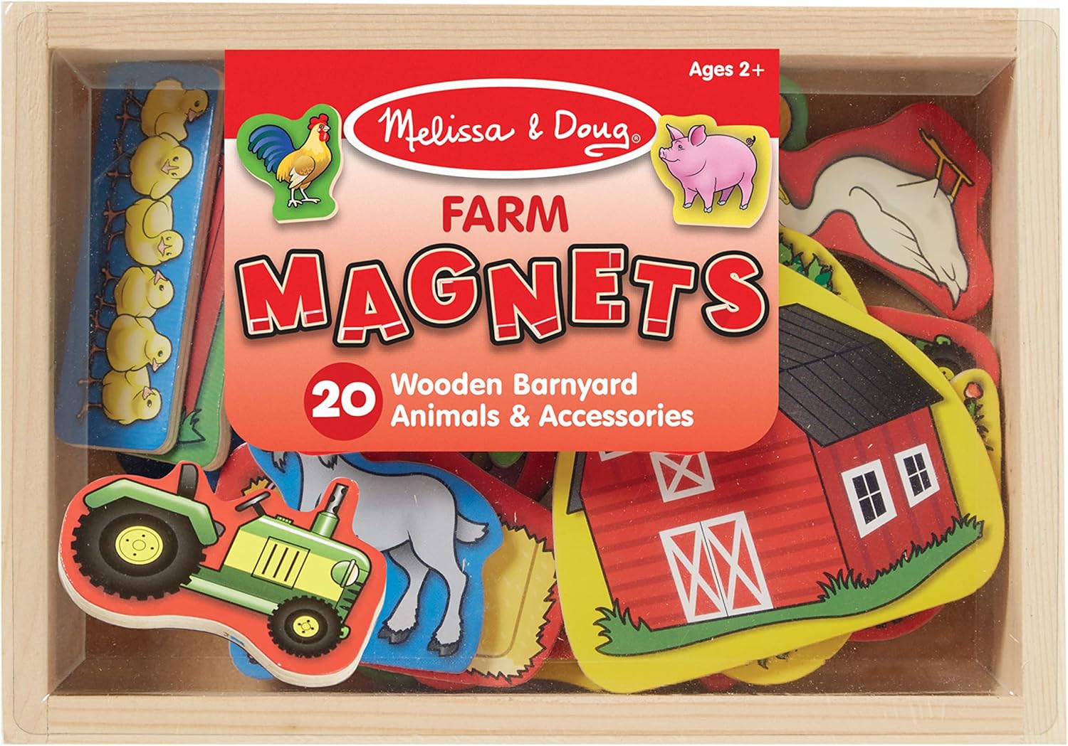 Melissa & Doug - Farm Magnets - 20pc