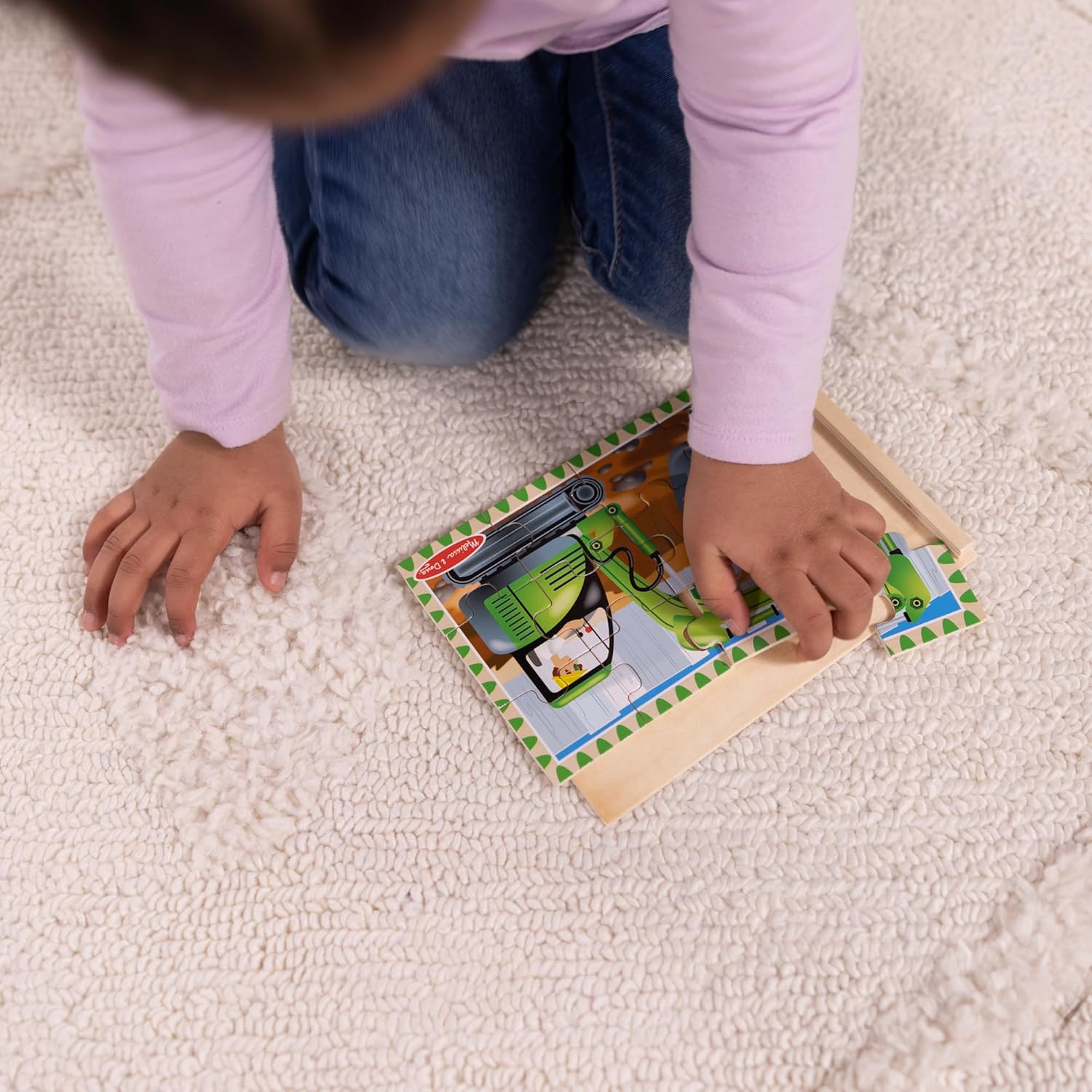 Melissa & Doug - Construction Puzzles in a Box