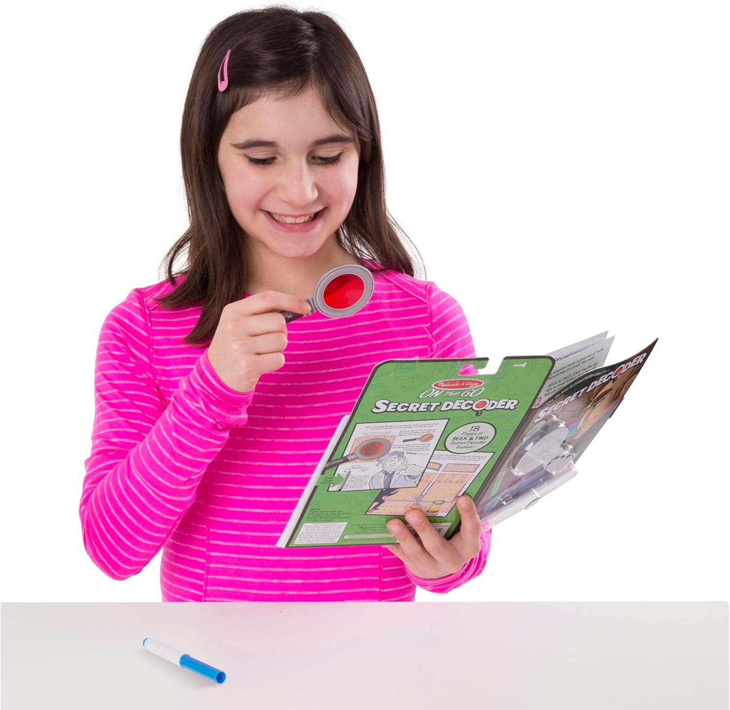 Melissa & Doug - Secret Decoder - Slippery Flippers - On the Go Travel Activity