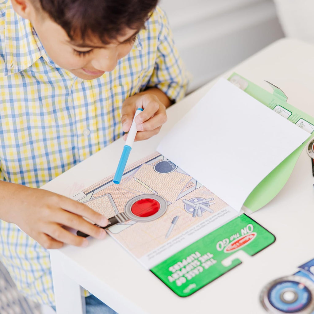 Melissa & Doug - Secret Decoder - Slippery Flippers - On the Go Travel Activity