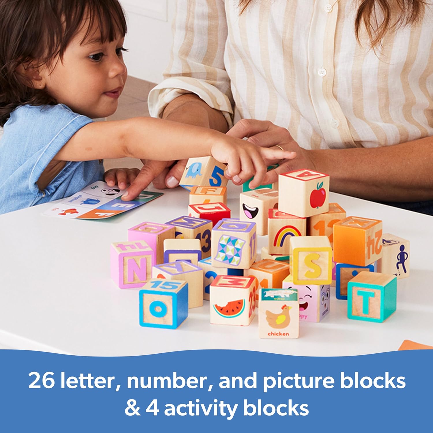 Melissa & Doug - Ms. Rachel Wooden Learning Blocks