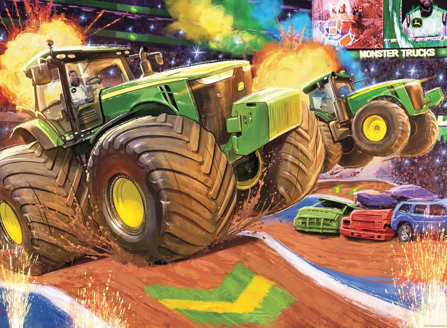 Ravensburger - John Deere Big Wheels Puzzle 100p