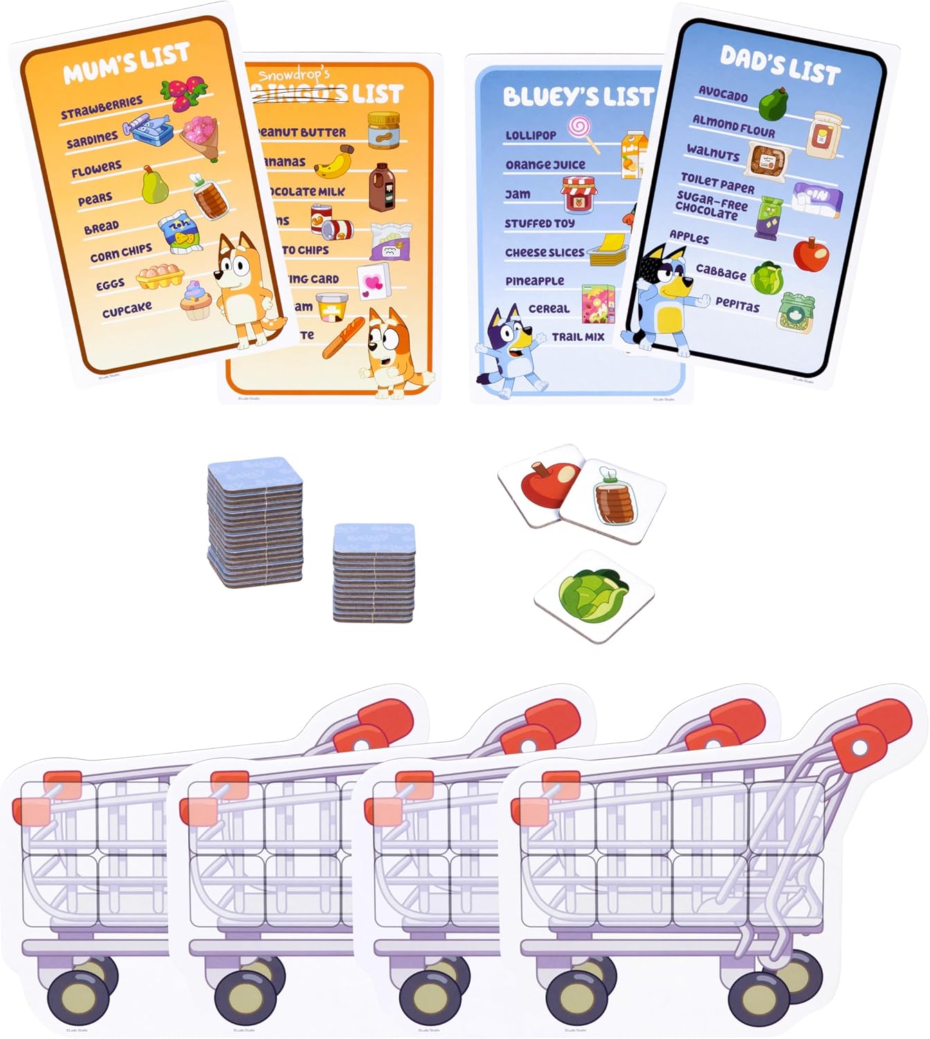 Bluey - Shopping List Game