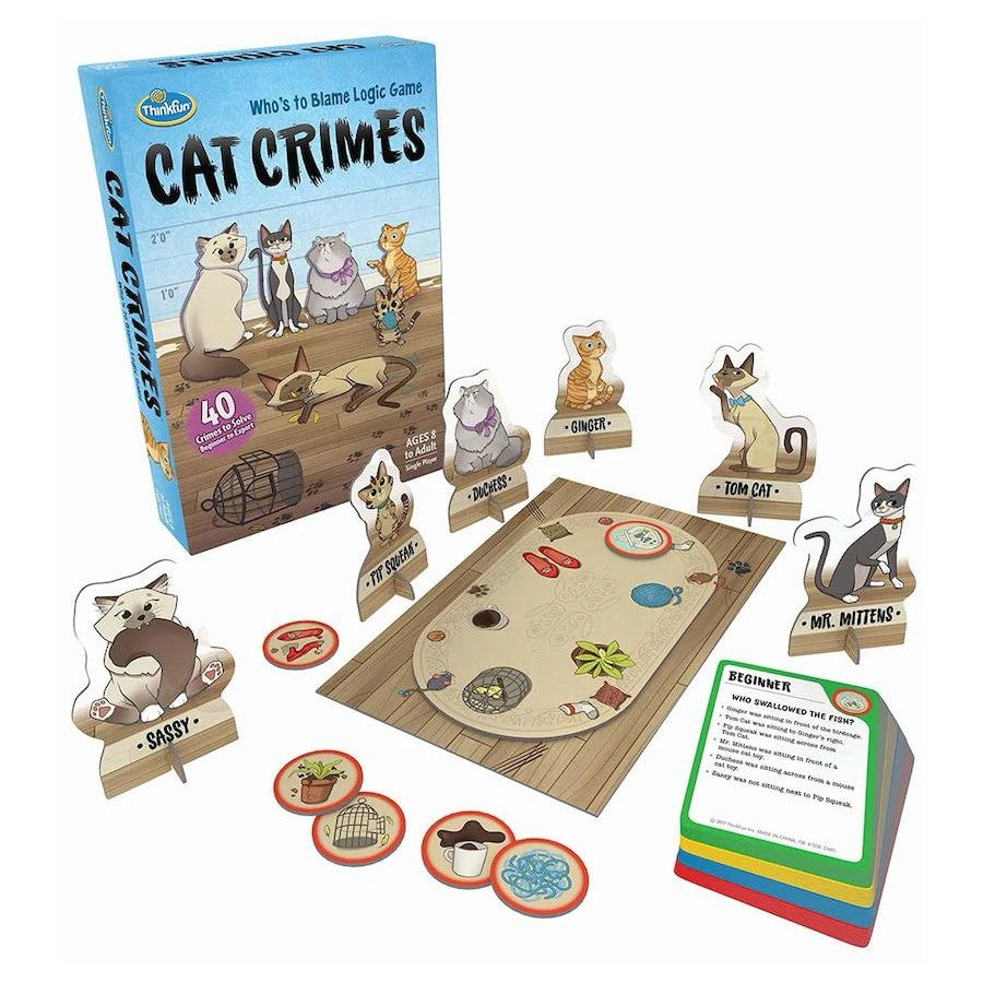 ThinkFun - Cat Crimes Game
