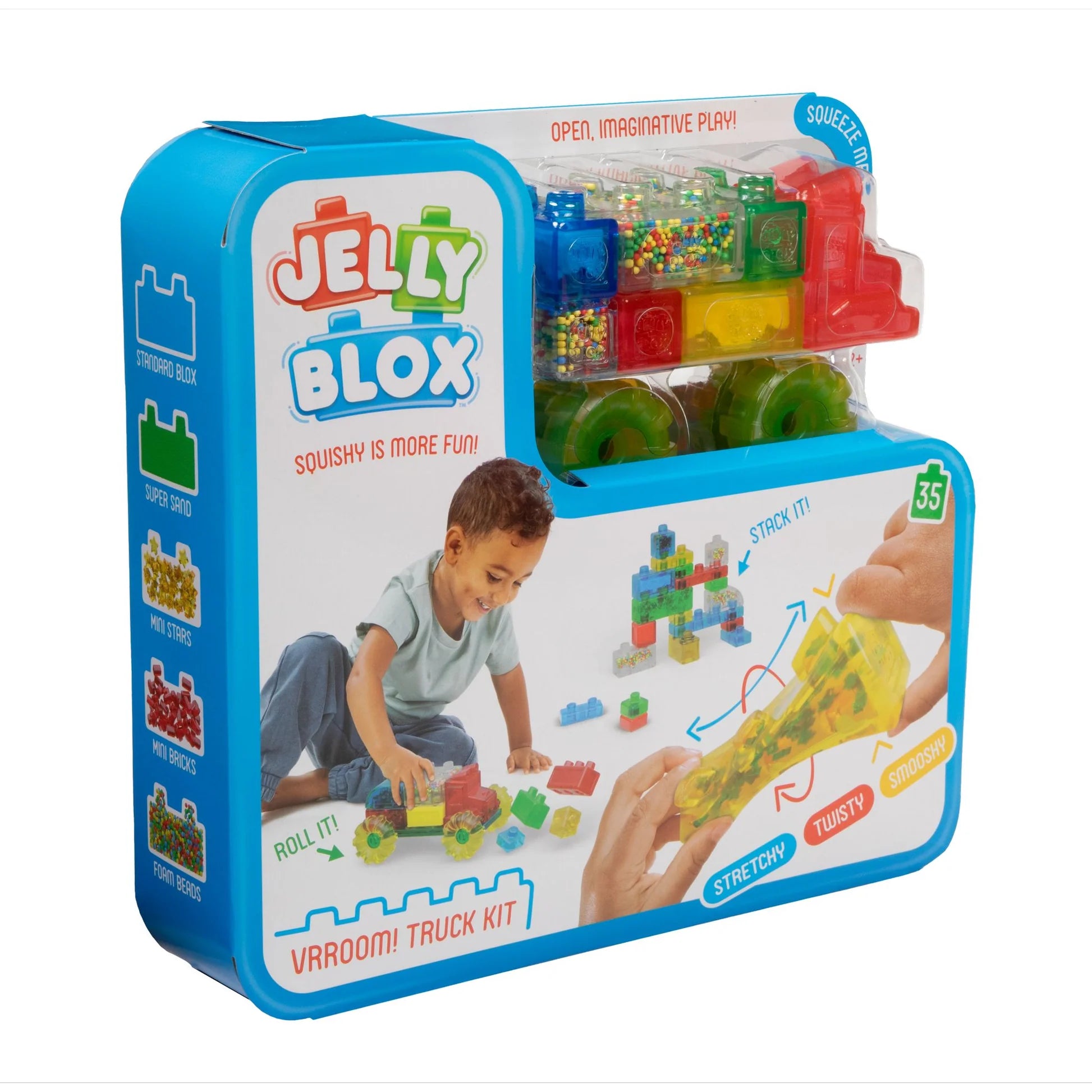All Brands - Jelly Blox VRROOM! Truck Kit 35pc