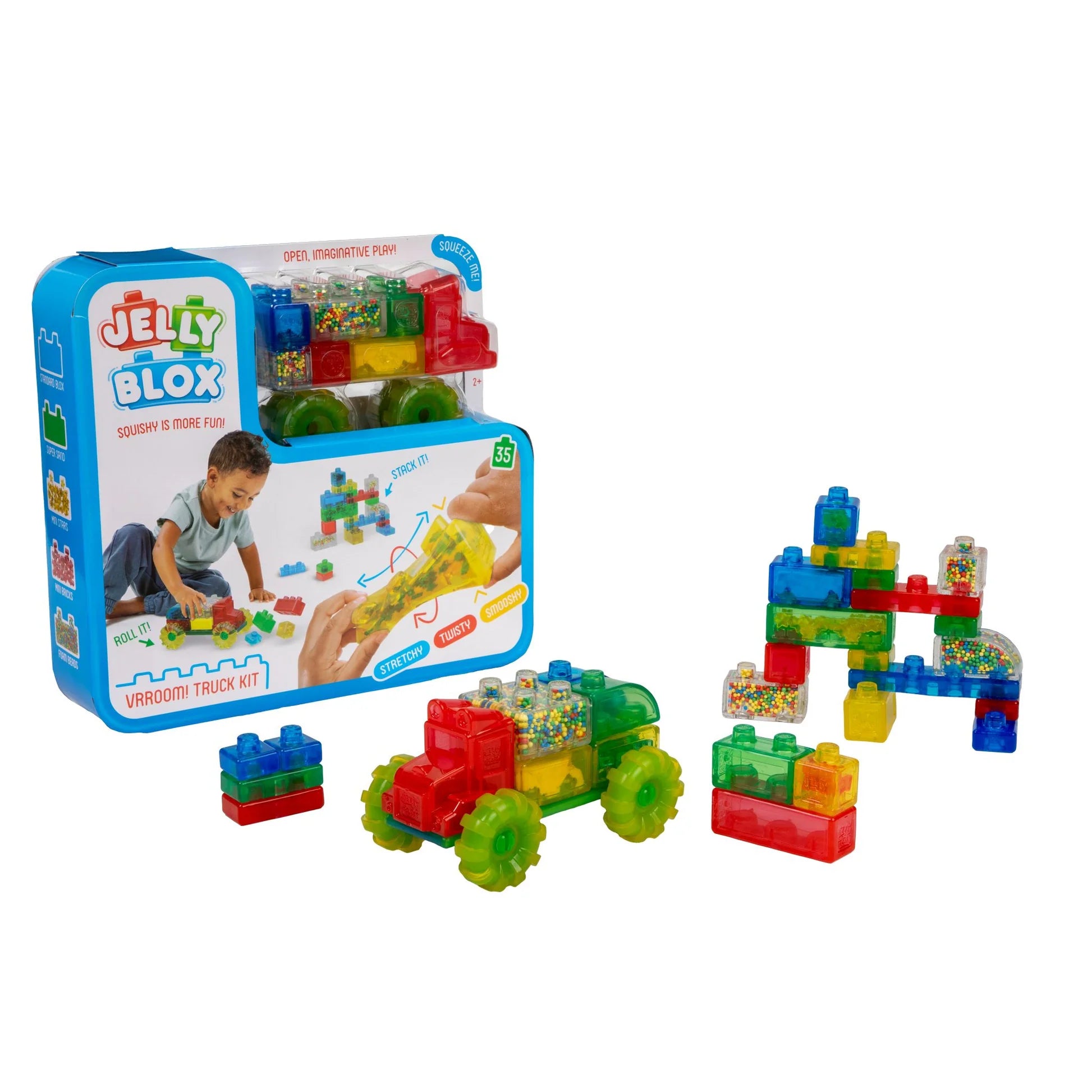 All Brands - Jelly Blox VRROOM! Truck Kit 35pc