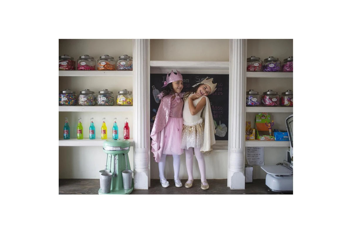 Great Pretenders - Pink Sequins Butterfly Dress & Wings - Size 5-7