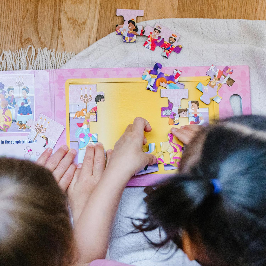 Melissa & Doug - Magnetic Take Along Jigsaw Puzzles - Princesses
