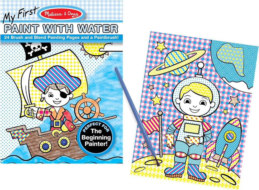 Melissa & Doug - My First Paint with Water - Pirates, Space, Construction & More