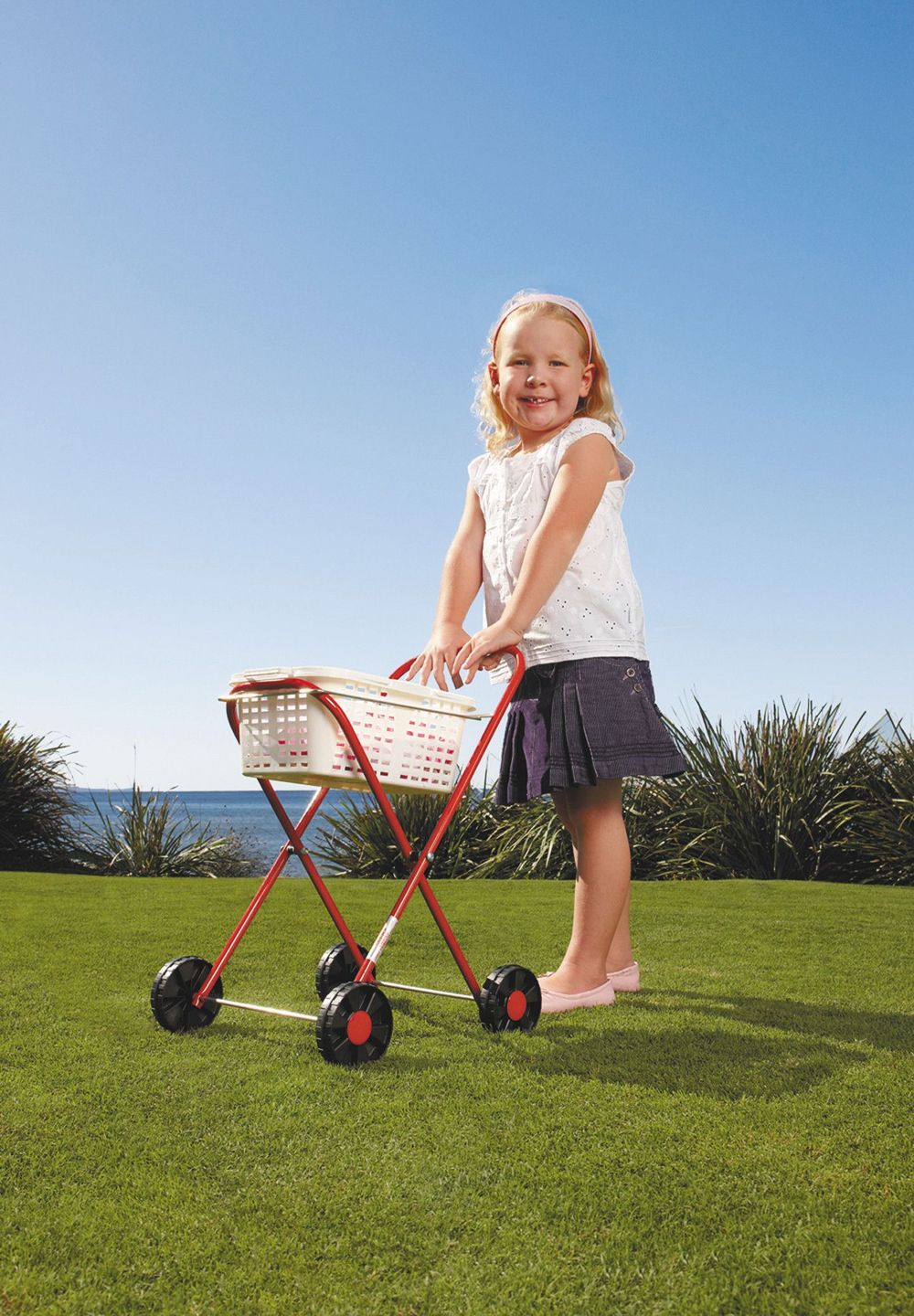 Orbit - Metal Clothes Trolley & Basket