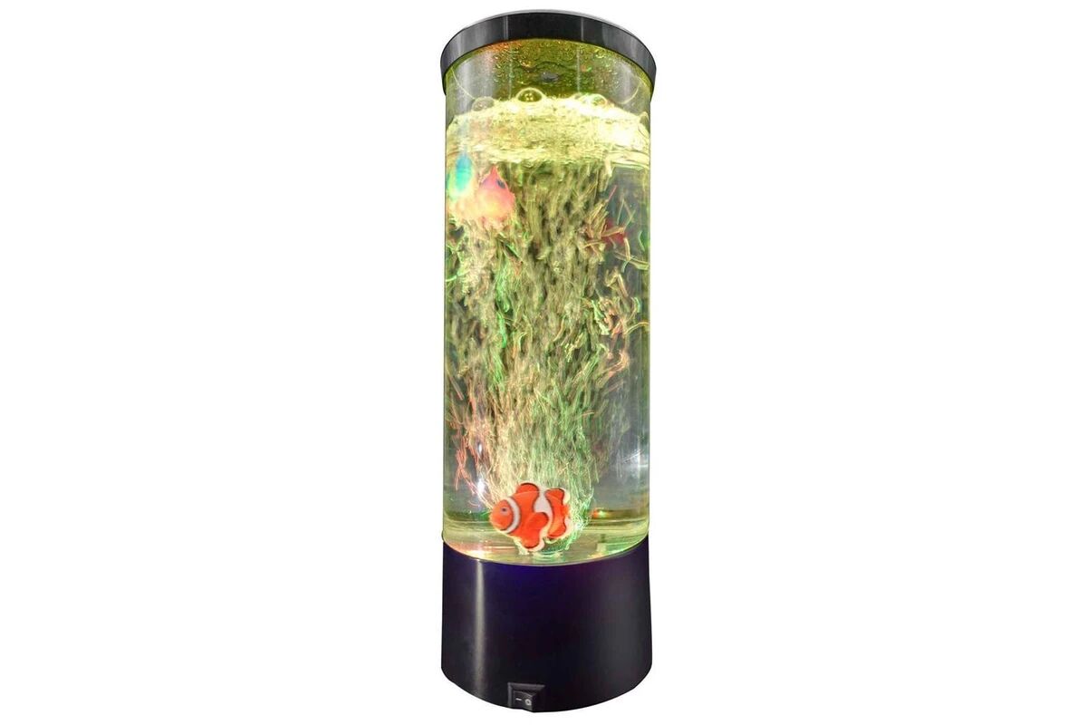 Landmark - LED Bubble Fish Lamp 29cm