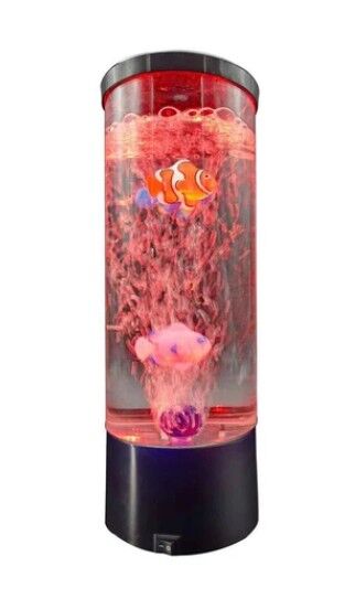 Landmark - LED Bubble Fish Lamp 29cm