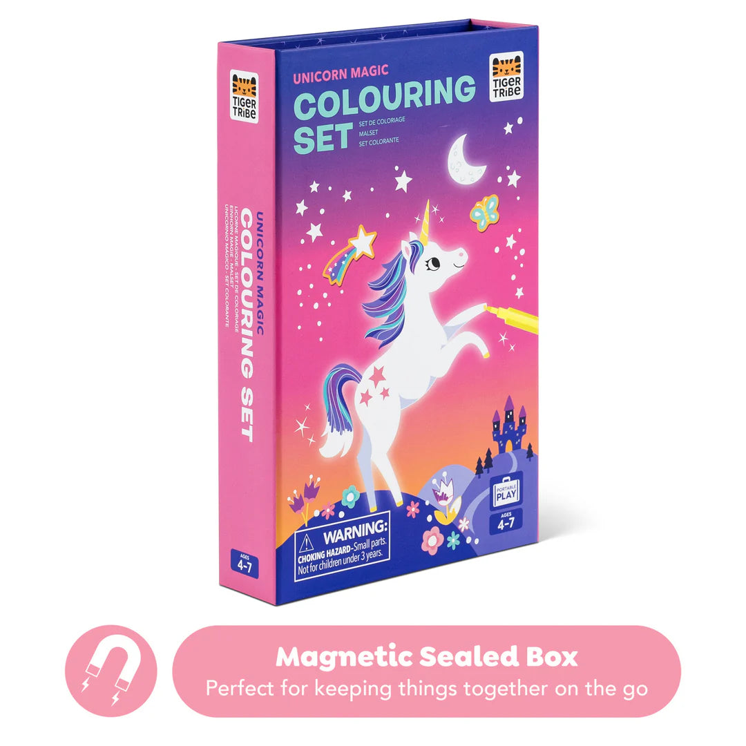 Tiger Tribe - Colouring Set Unicorn Magic
