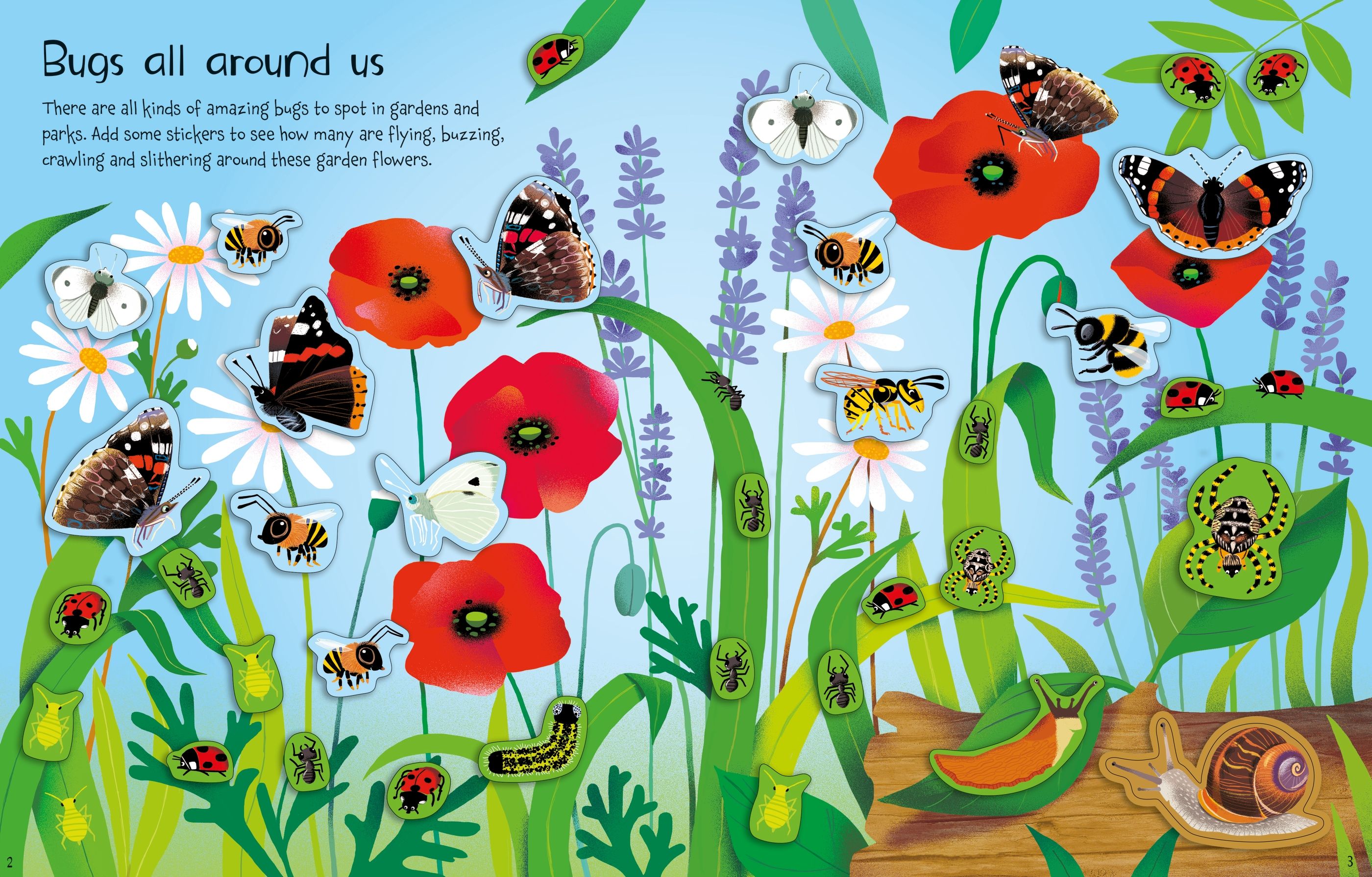 Usborne - First Sticker Book Bugs