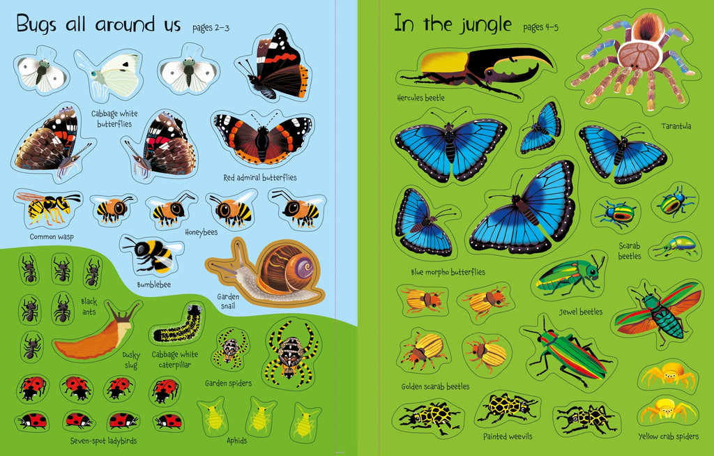 Usborne - First Sticker Book Bugs