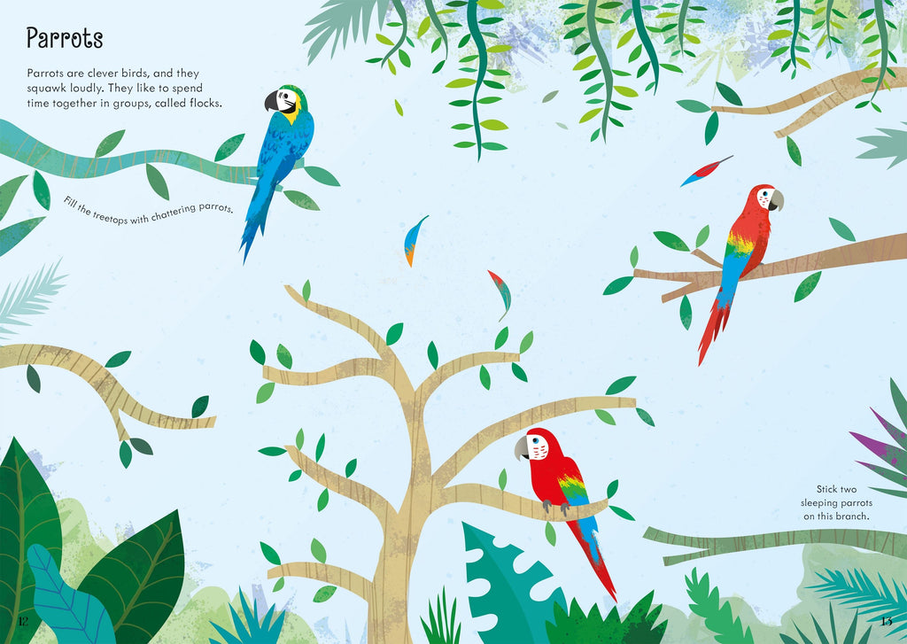 Usborne - Little First Stickers Zoo Sticker book