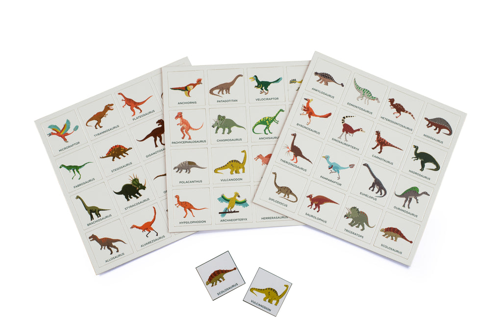 Brumby - Dinosaur Bingo Game