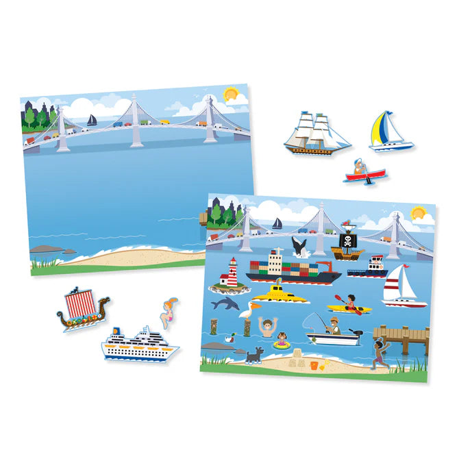 Melissa & Doug - Reusable Sticker Pad - Vehicles