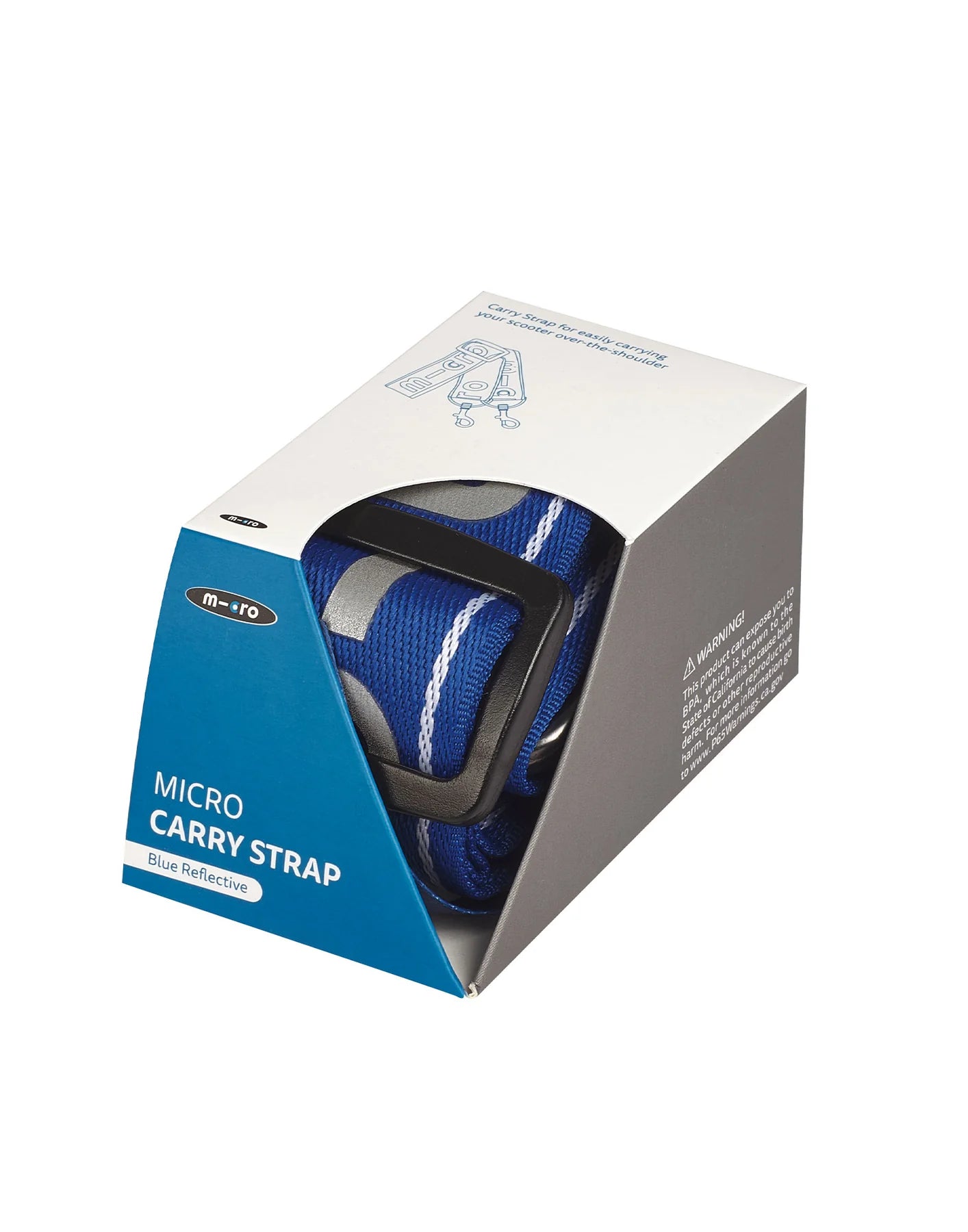 Micro - Carry Strap Reflective Blue