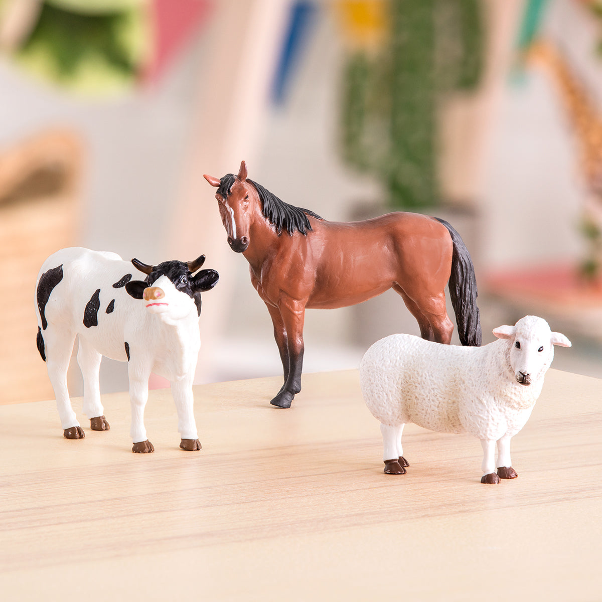 Terra - Farm Animals (3) Bull, Sheep, Horse