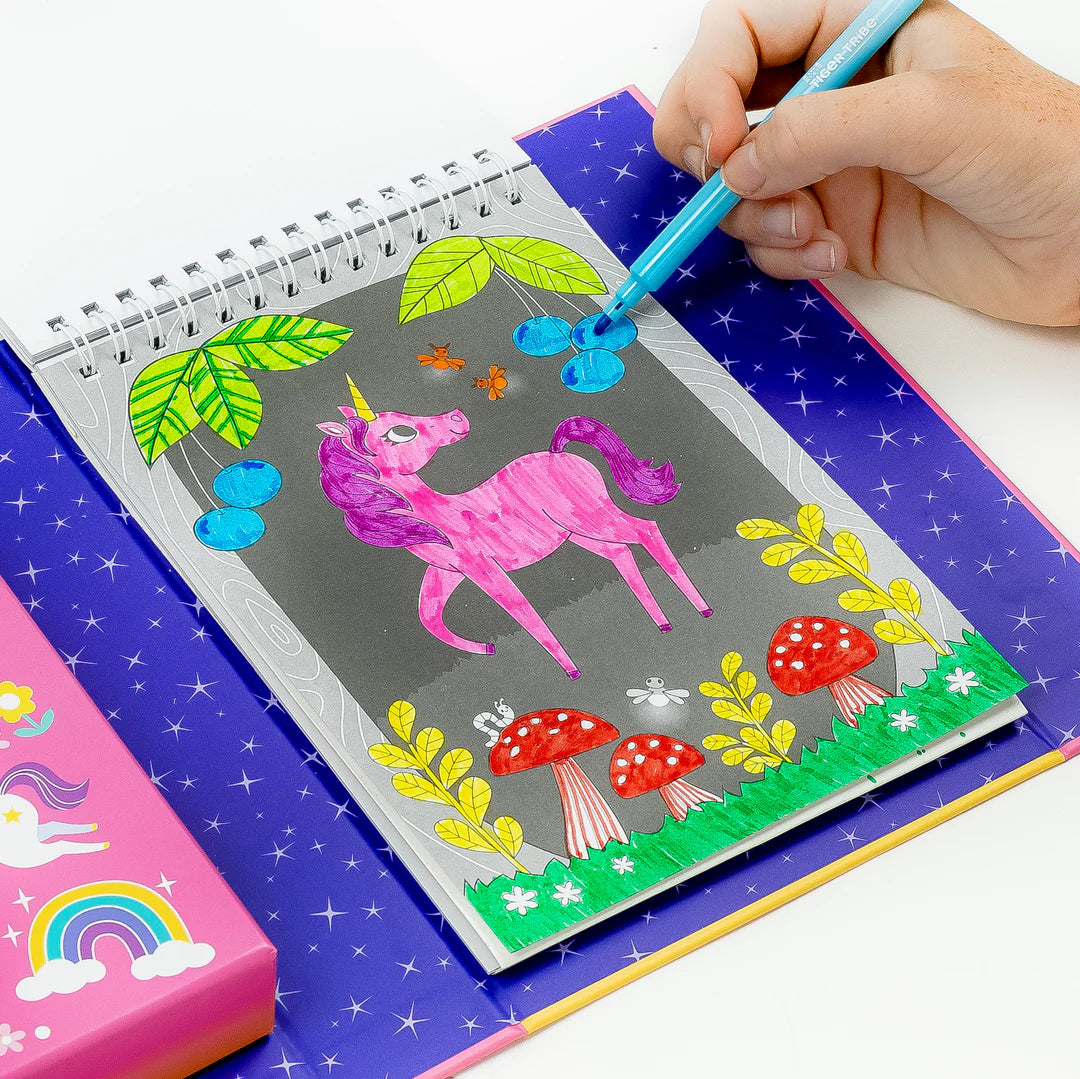 Tiger Tribe - Colouring Set Unicorn Magic