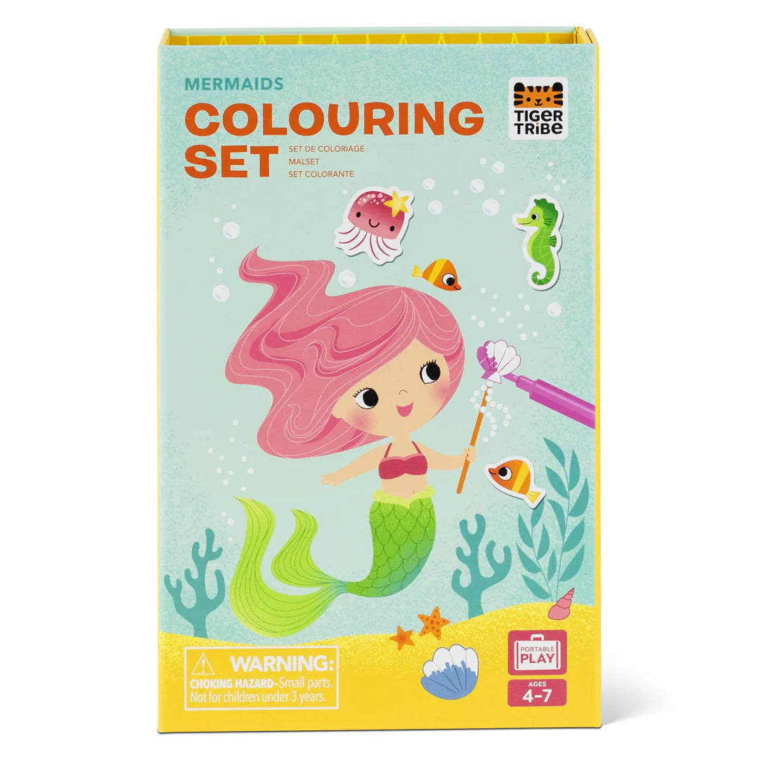 Tiger Tribe - Colouring Set Mermaids