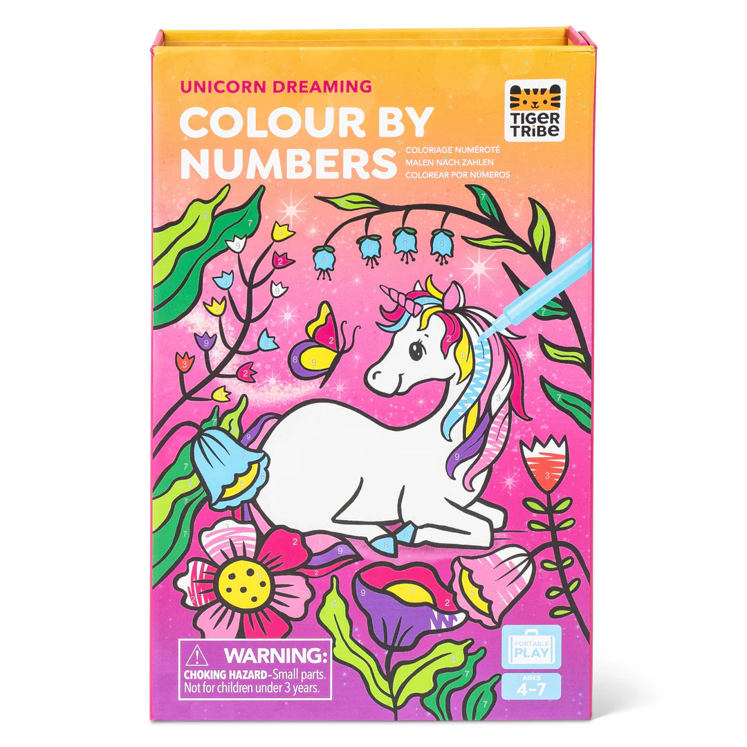 Tiger Tribe - Colour by Number Unicorn Dreaming