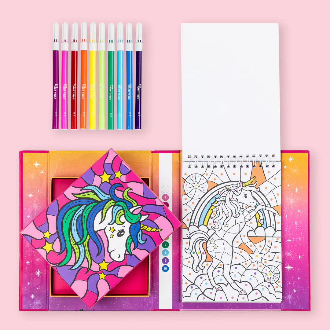 Tiger Tribe - Colour by Number Unicorn Dreaming