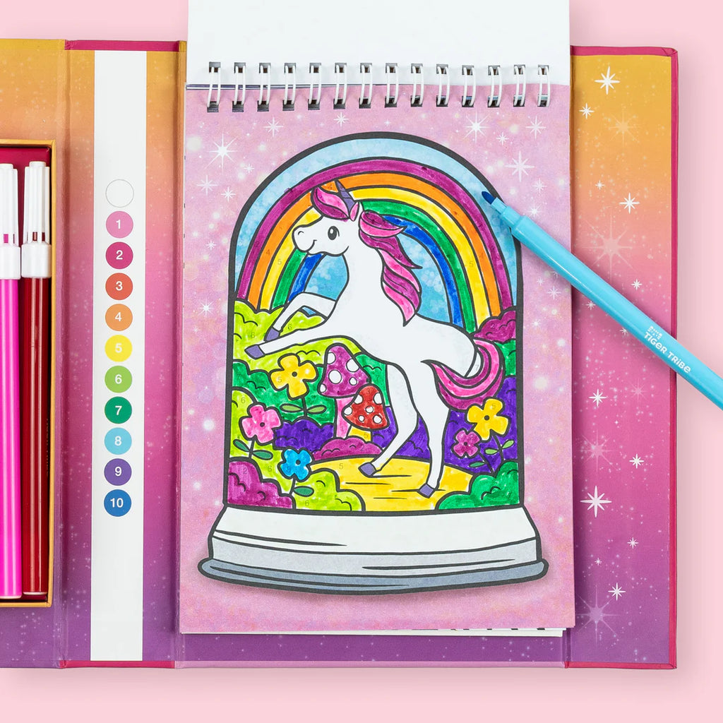 Tiger Tribe - Colour by Number Unicorn Dreaming