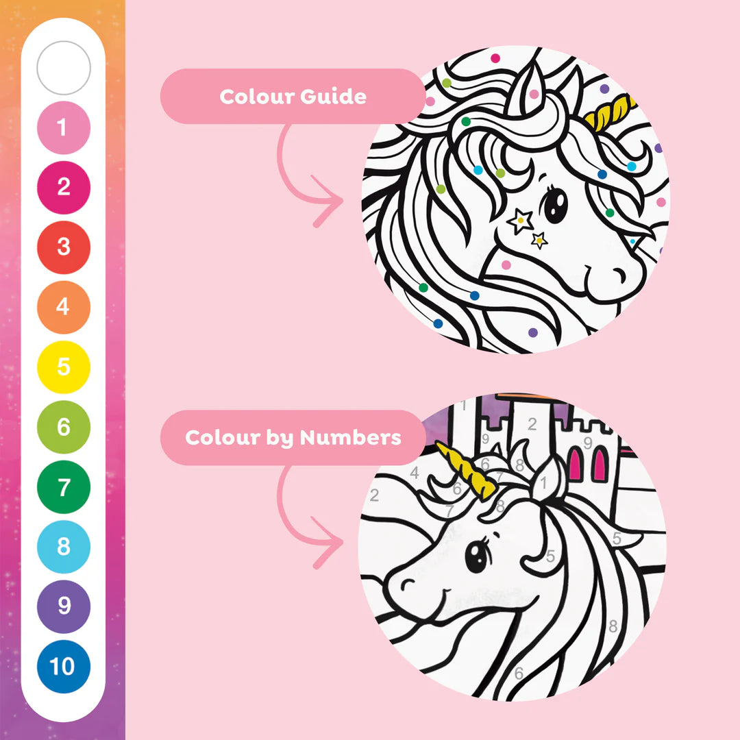 Tiger Tribe - Colour by Number Unicorn Dreaming
