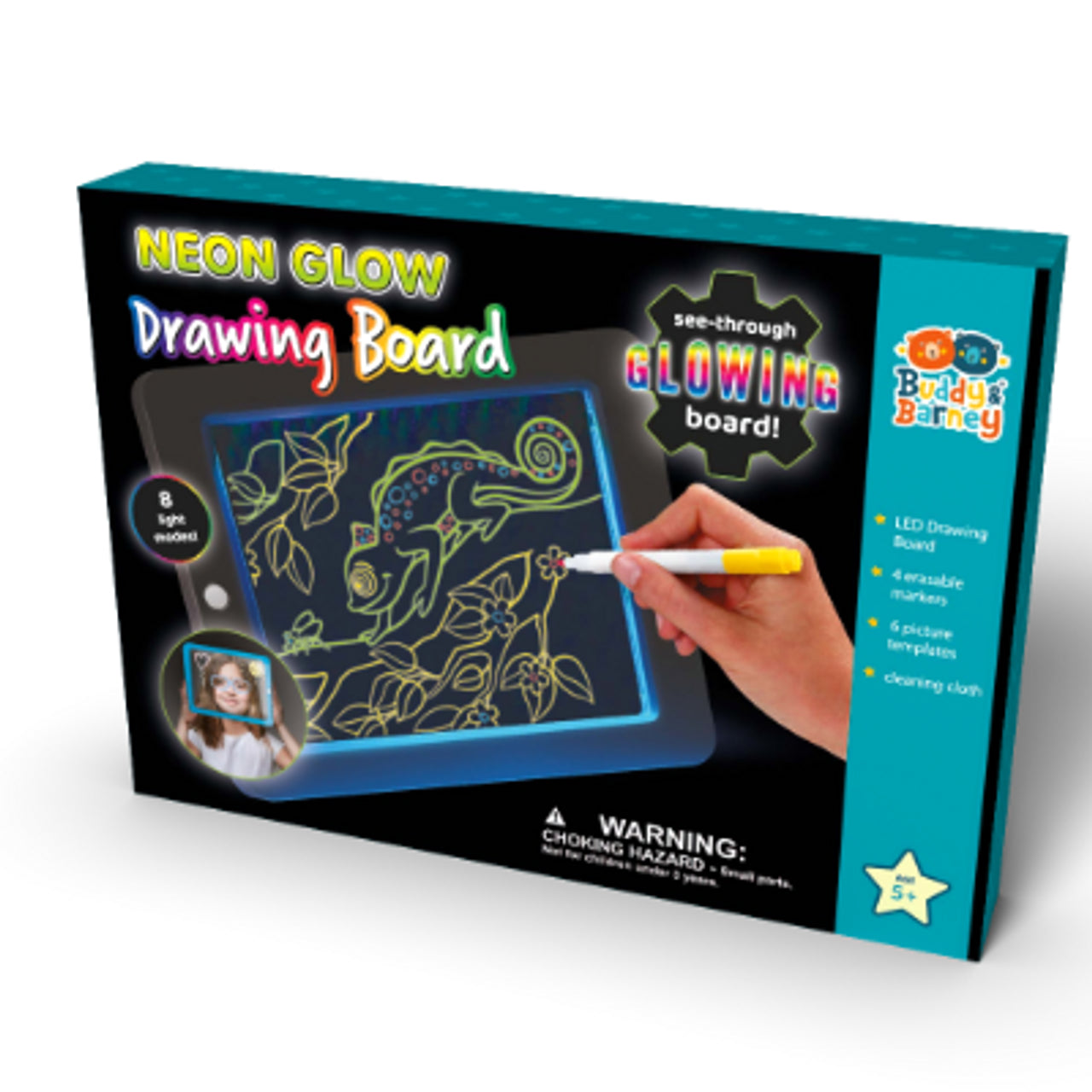 Buddy & Barney - Neon Glow Board
