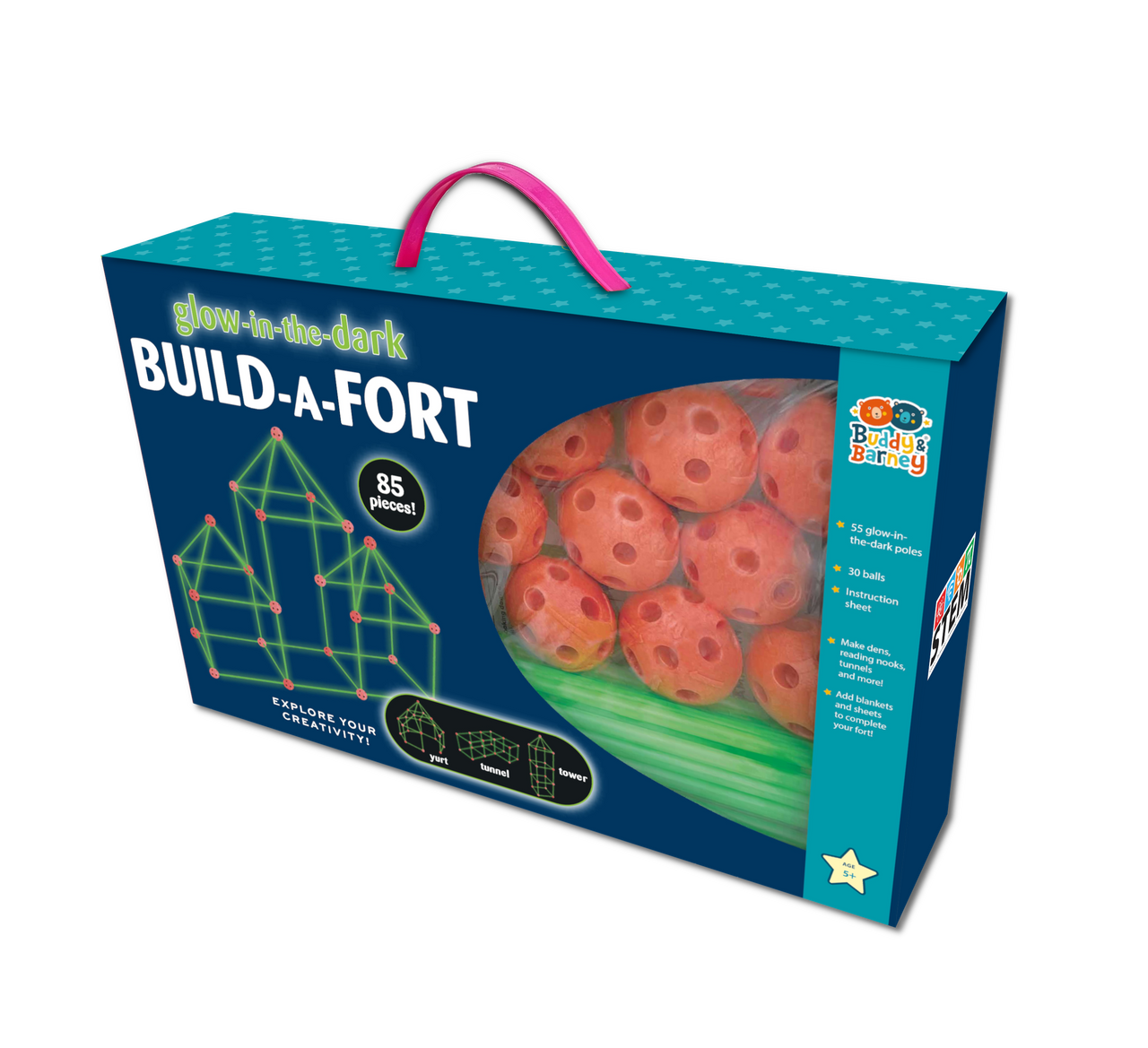 Buddy & Barney - Build - A - Fort glow in the dark
