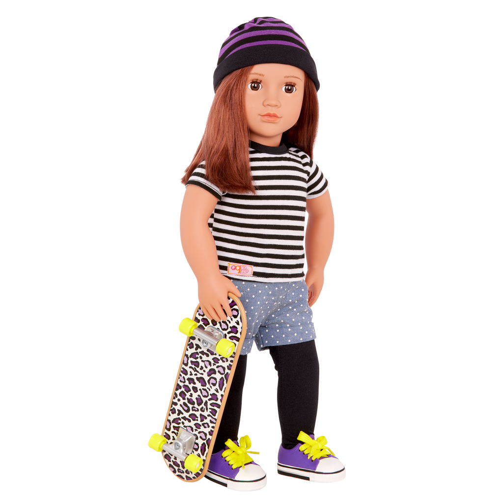 That's How I Roll skateboard outfits for 18-inch dolls
