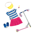 Fashion Outfit & Scooter for 18-inch Dolls