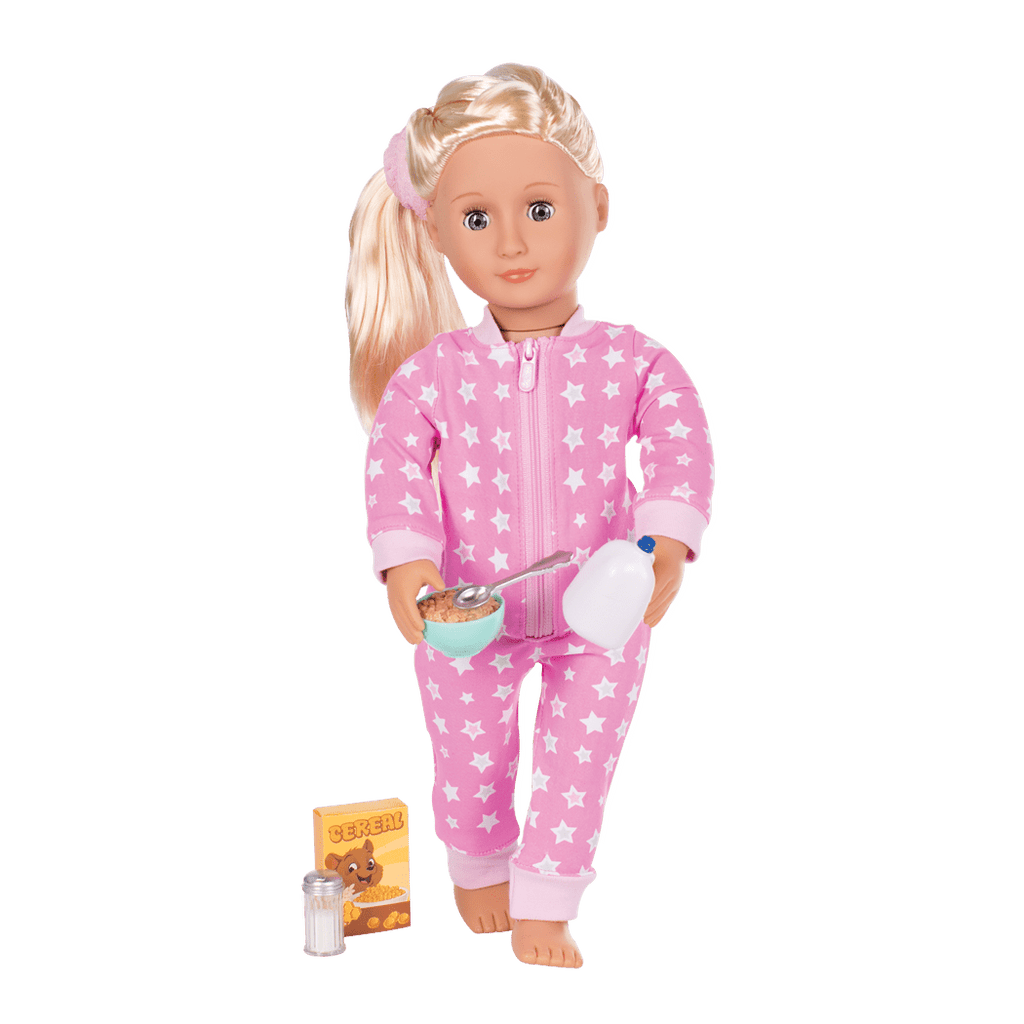 Onesie Pajama Outfit for 18-inch Dolls