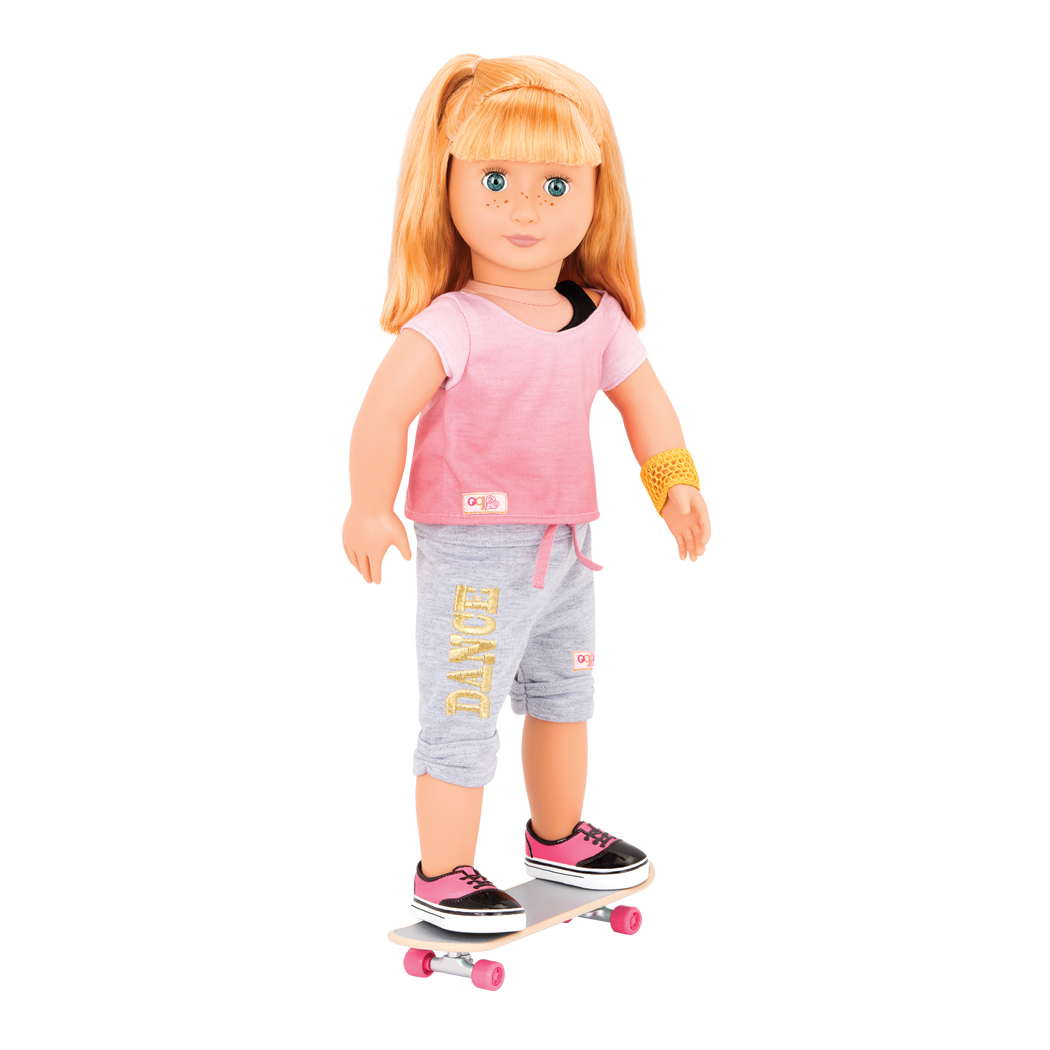 OG Fly Urban Skateboard Outfit for 18-inch Dolls
