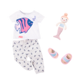 Seaside Sleepover Pajama Outfit for 18-inch Dolls