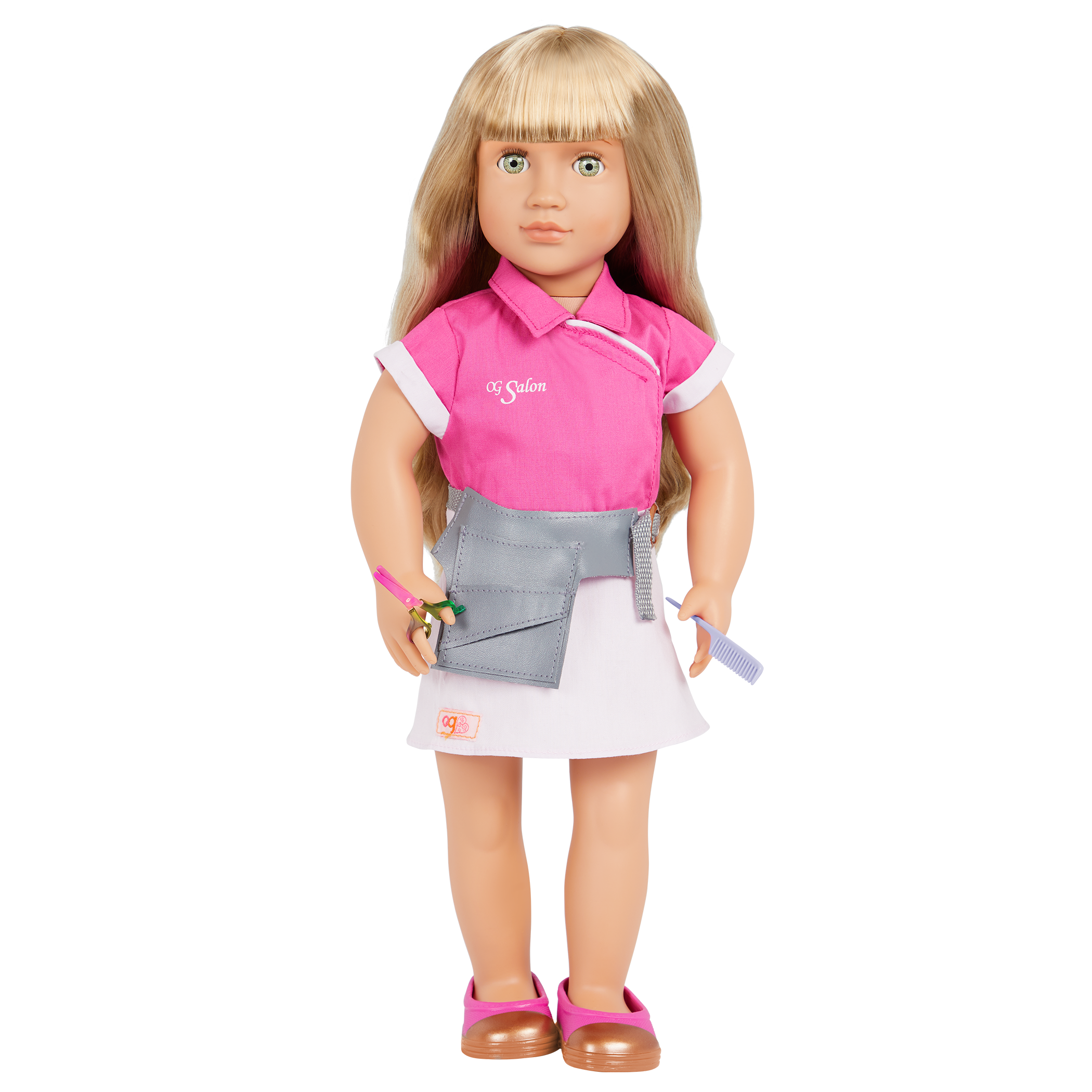Our Generation Style Streak Hair Salon Outfit for 18-inch Dolls