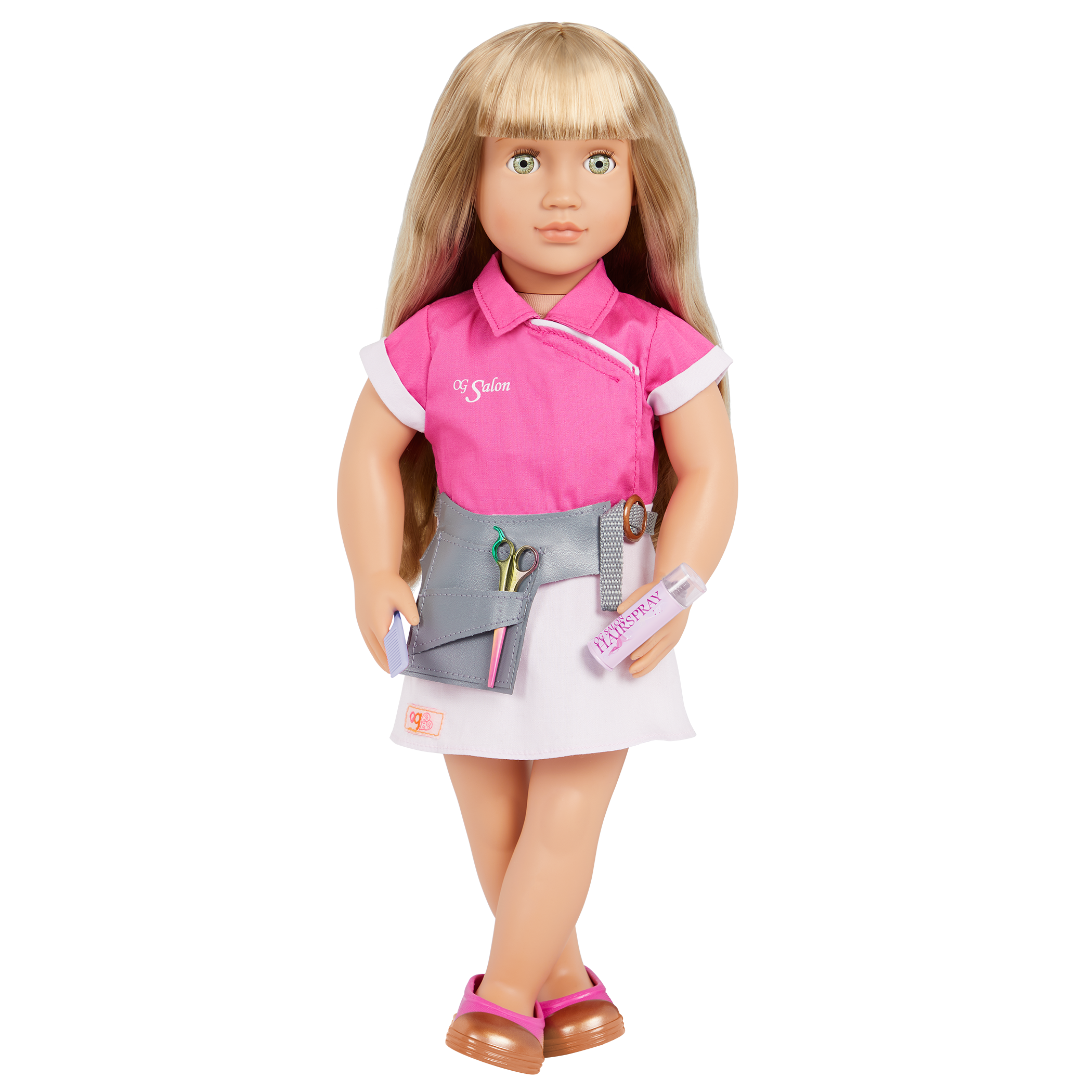 Our Generation Style Streak Hair Salon Outfit for 18-inch Dolls