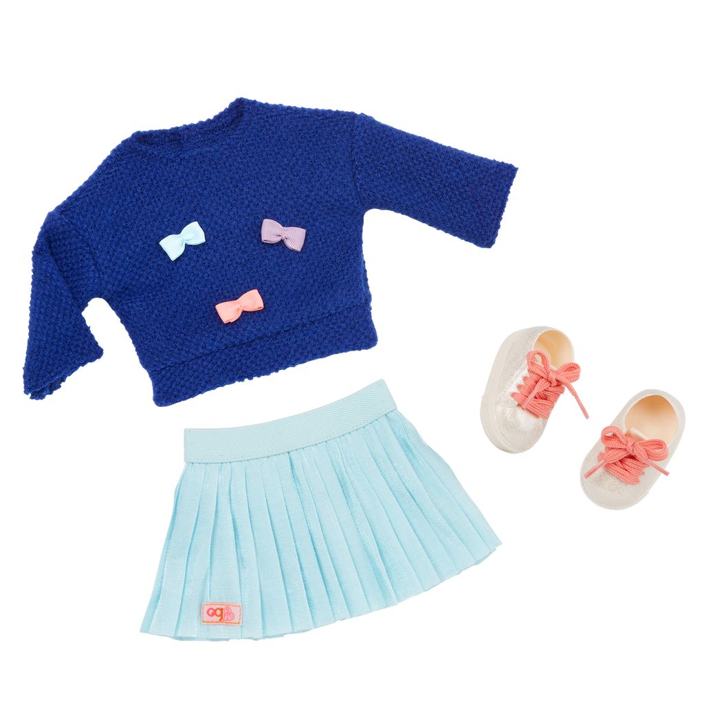 Our Generation Bright Bows Outfit for 18-inch Dolls