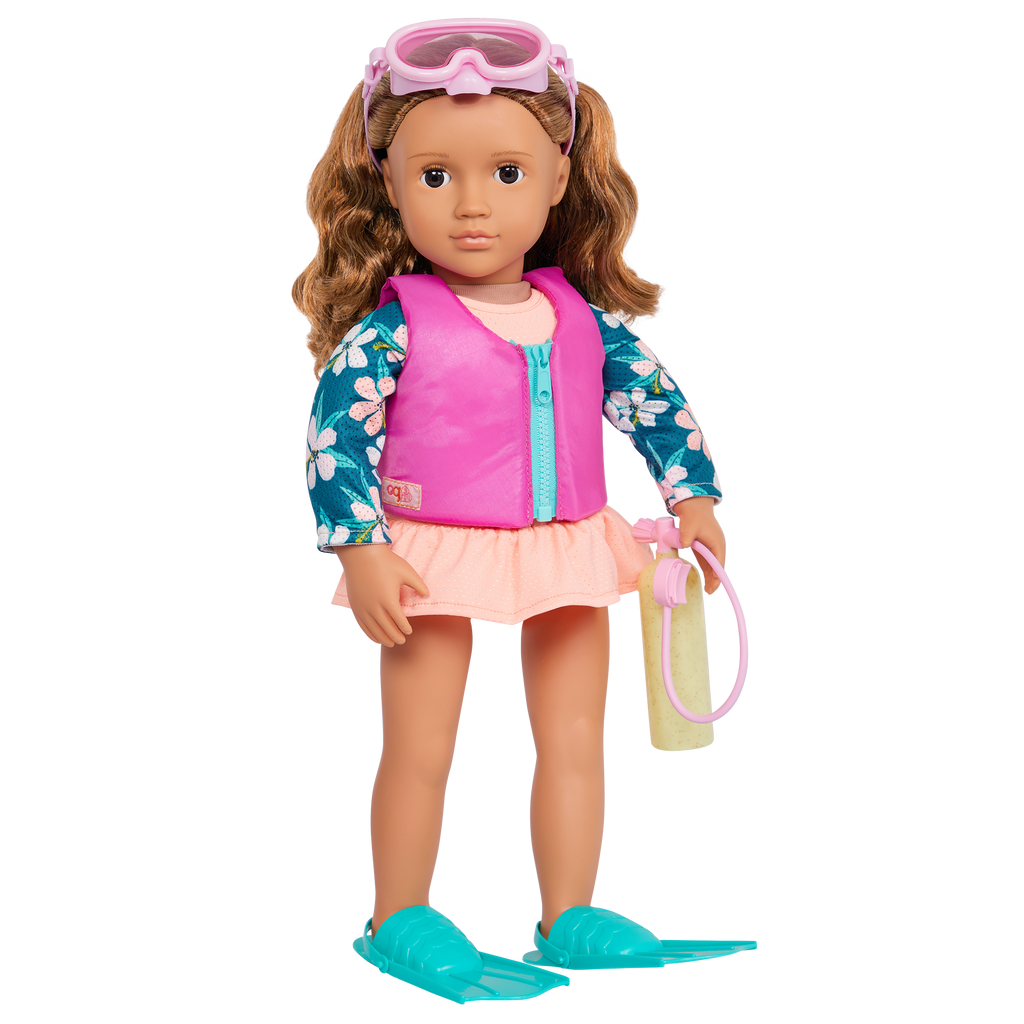 Scuba Season outfit for 18-inch dolls