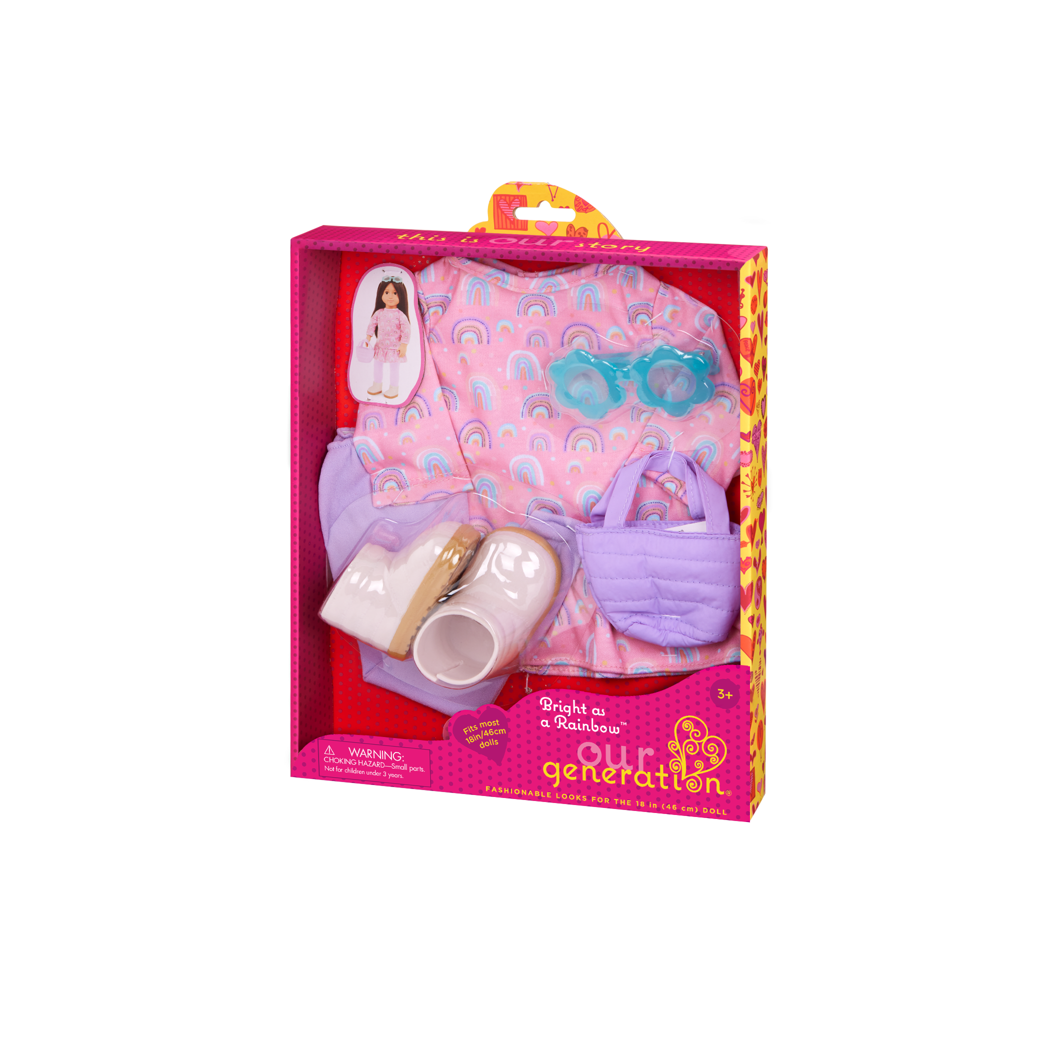 Our Generation Bright as a Rainbow Outfit for 18-inch Dolls