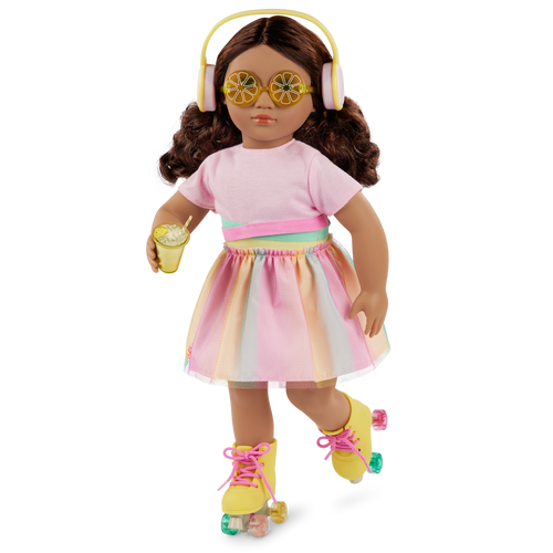 Our Generation Rollerblades & Lemonade Outfit for 18-inch Dolls