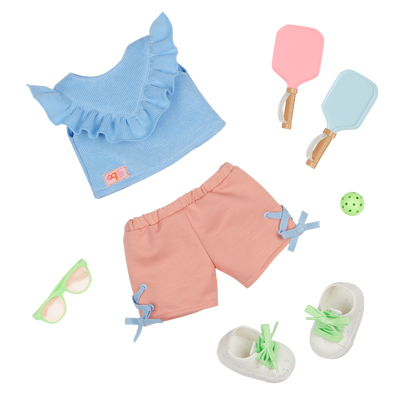 Our Generation Serve with Love Pickleball Outfit for 18-inch Dolls