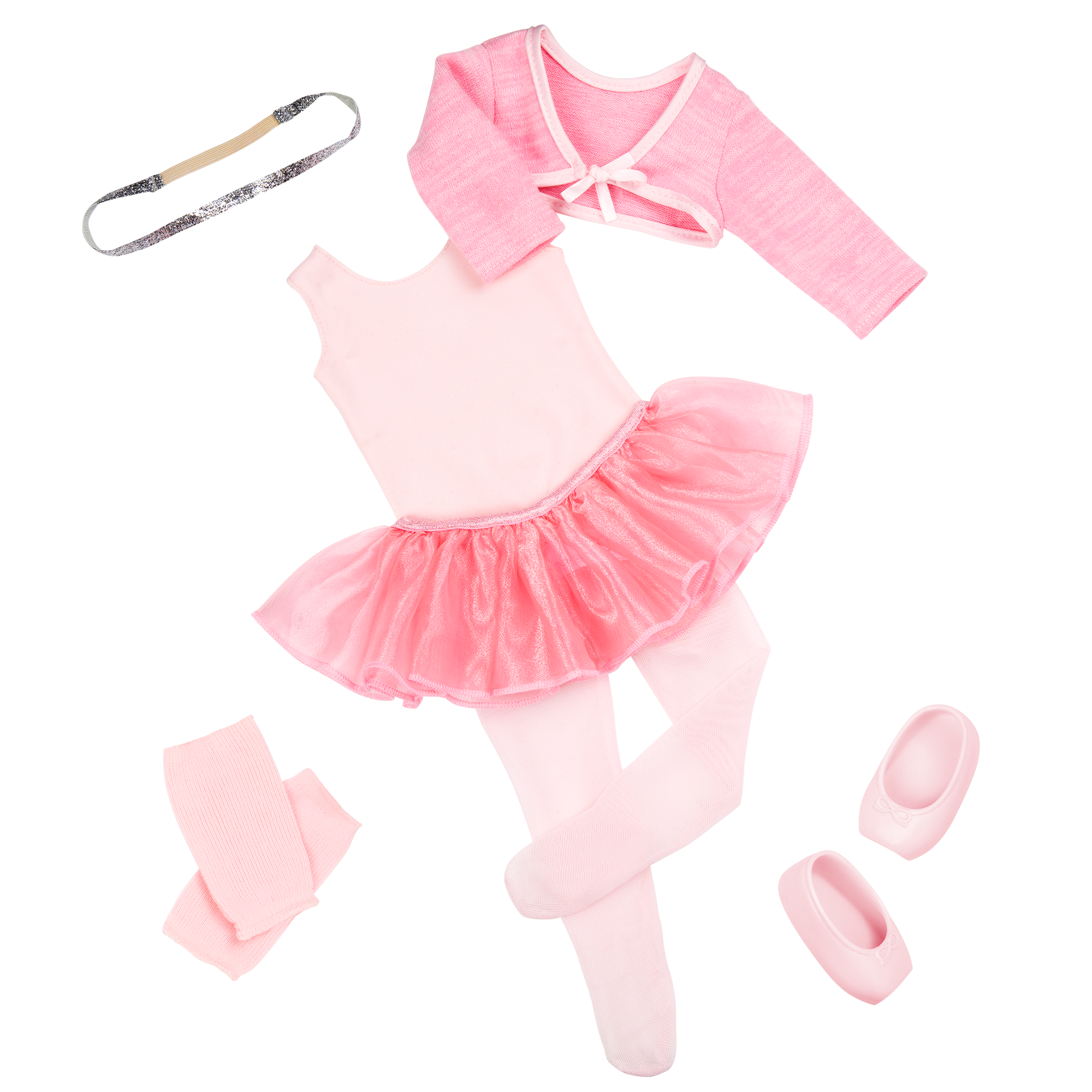 18-inch doll with brown hair, green eyes, ballerina accessories and storybook