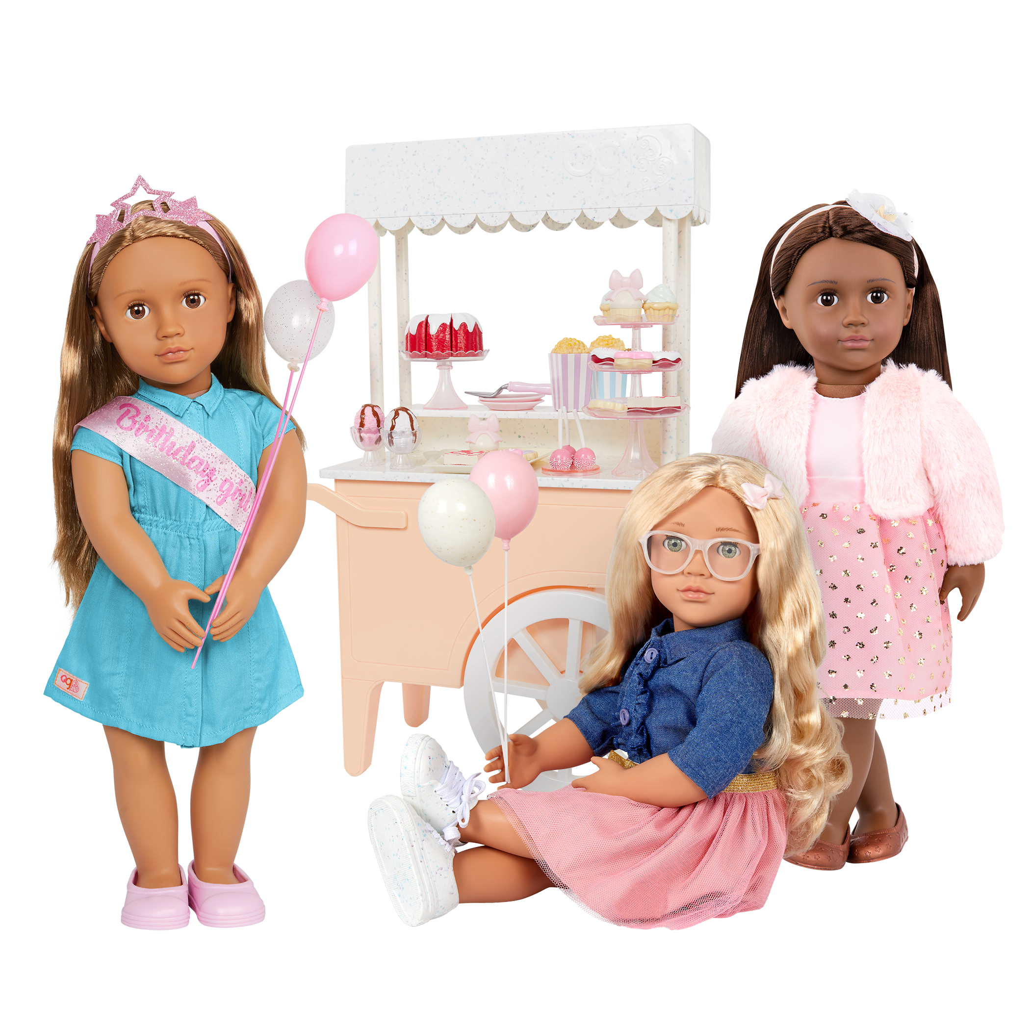 Oh So Sweet Cart 18-inch doll sweets playset