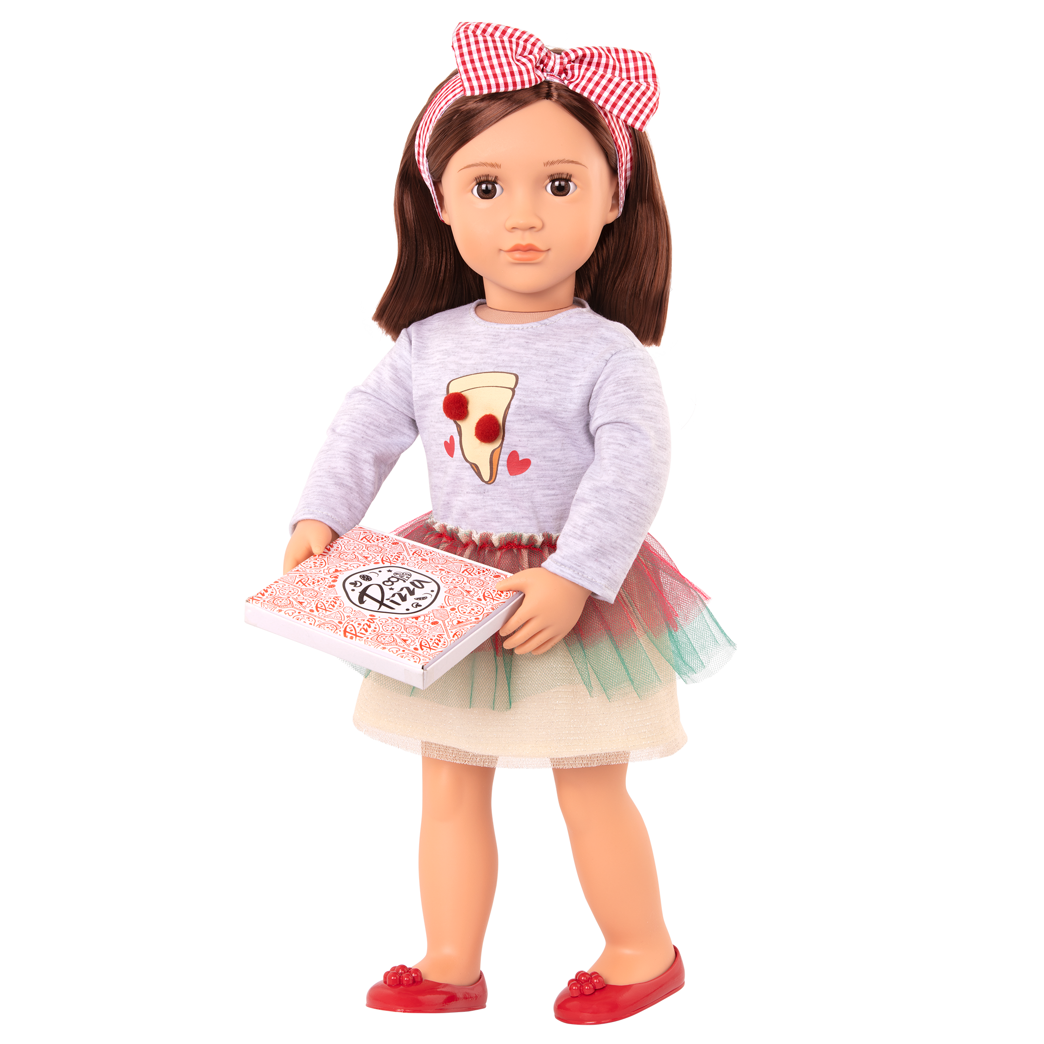 Our Generation Posable 18-inch Pizza Chef Doll Francesca